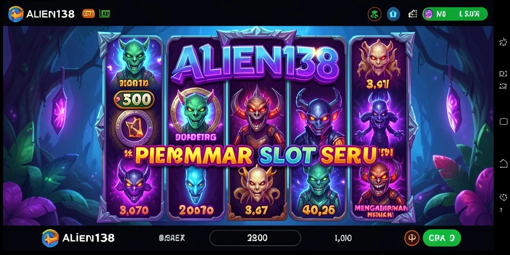 Tampilan gameplay menarik dari ALIEN138 dengan slot yang seru.