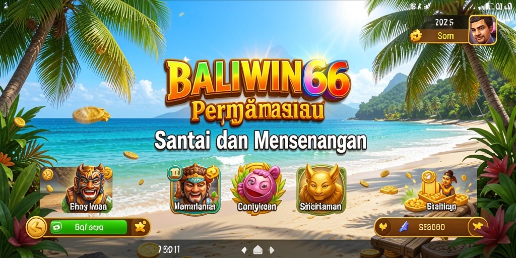 Tampilan gameplay BALIWIN66 yang penuh warna dan menyenangkan.