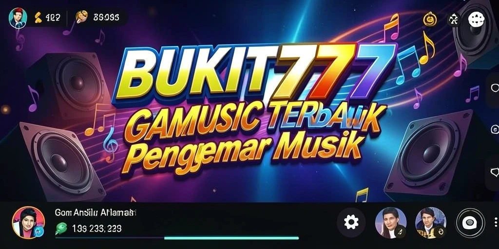 Gameplay seru dengan berbagai lagu dan tantangan musik di BUKIT777.