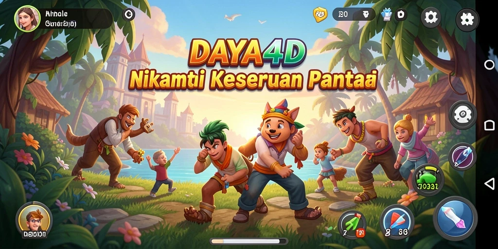 Tangkapan layar gameplay DAYA4D yang mengasyikkan dan penuh warna.