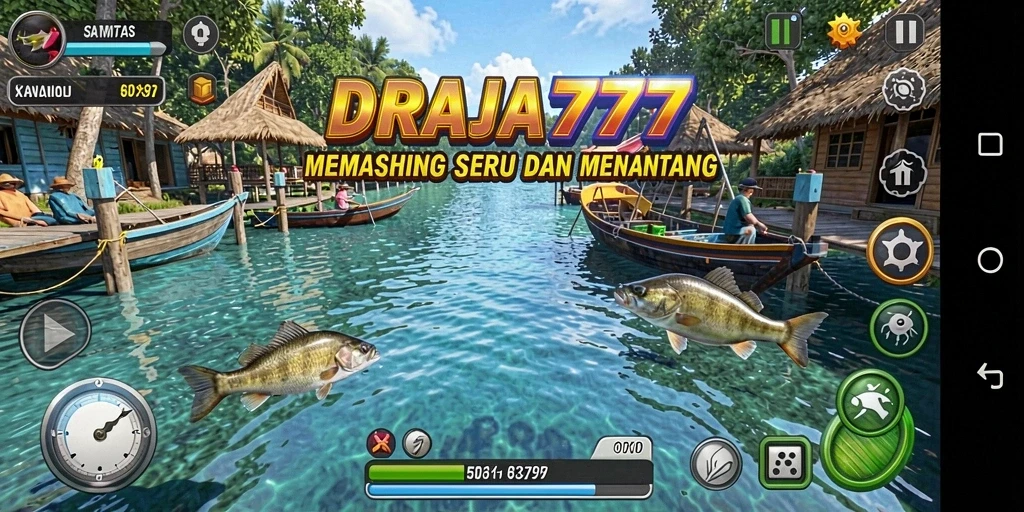 Gameplay DRAJA777 menampilkan pengalaman memancing yang mendebarkan dan realistis.