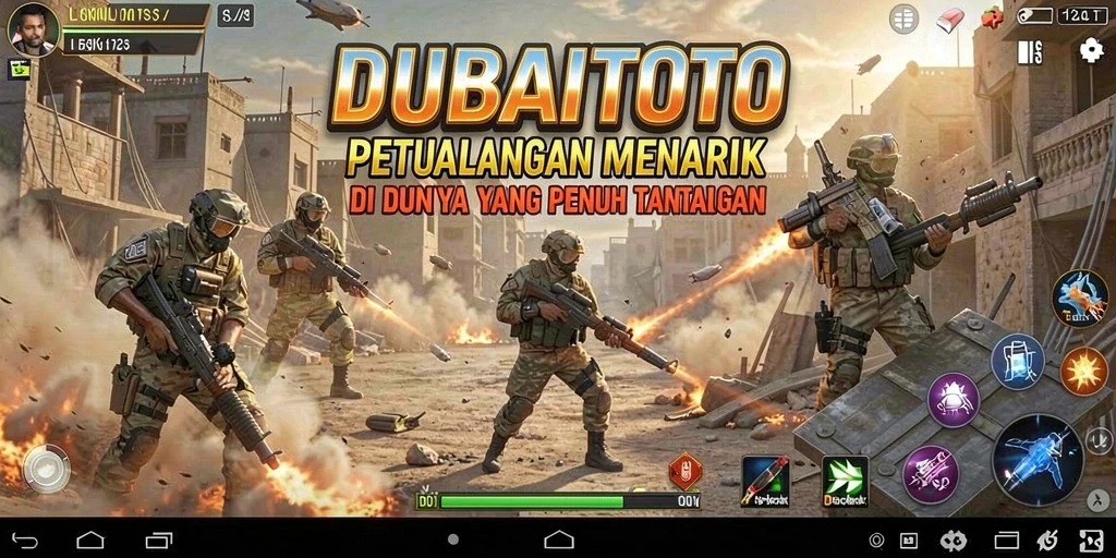 Tampilan gameplay seru dari DUBAITOTO yang menunjukkan petualangan mendebarkan.