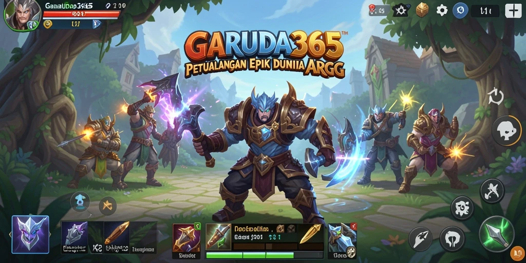 Tampilan gameplay GARUDA365 yang mendebarkan dan penuh aksi.