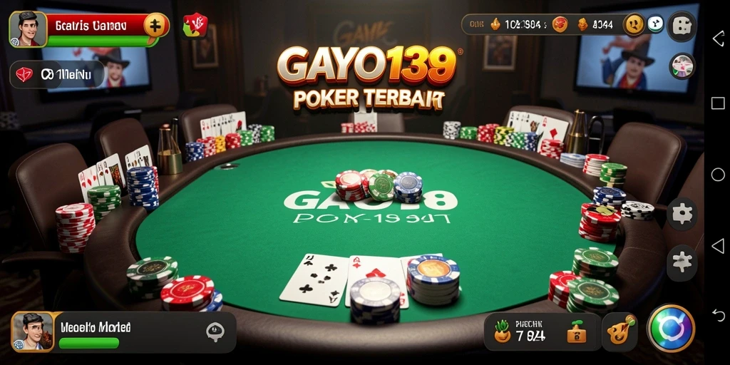 Tampilan gameplay GAYO138 yang menarik dalam permainan Poker.