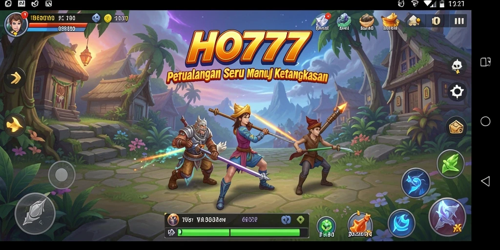 Tampilan menawan dari gameplay petualangan HO777 yang mendebarkan.