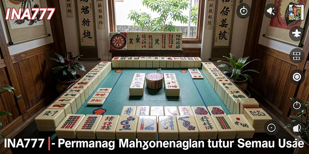 Tangkapan layar permainan INA777 menampilkan aksi seru dalam permainan Mahjong.