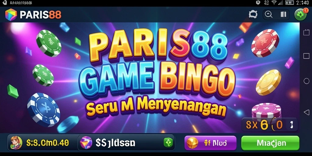 Tampilan gameplay PARIS88 dengan keseruan Bingo