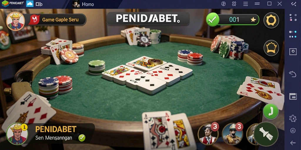 Tampilan gameplay unik dari permainan Gaple