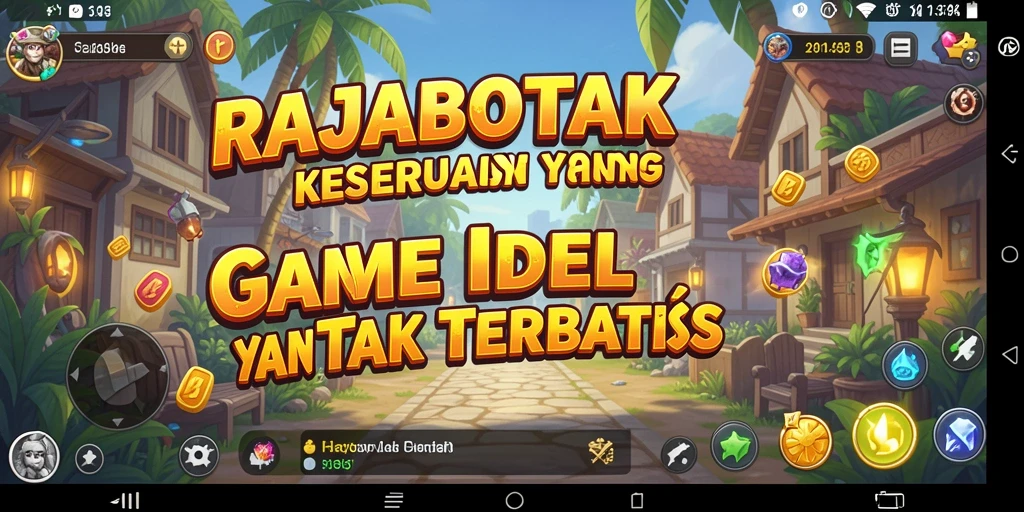 Screenshot RAJABOTAK menunjukkan gameplay yang adiktif dan menarik.