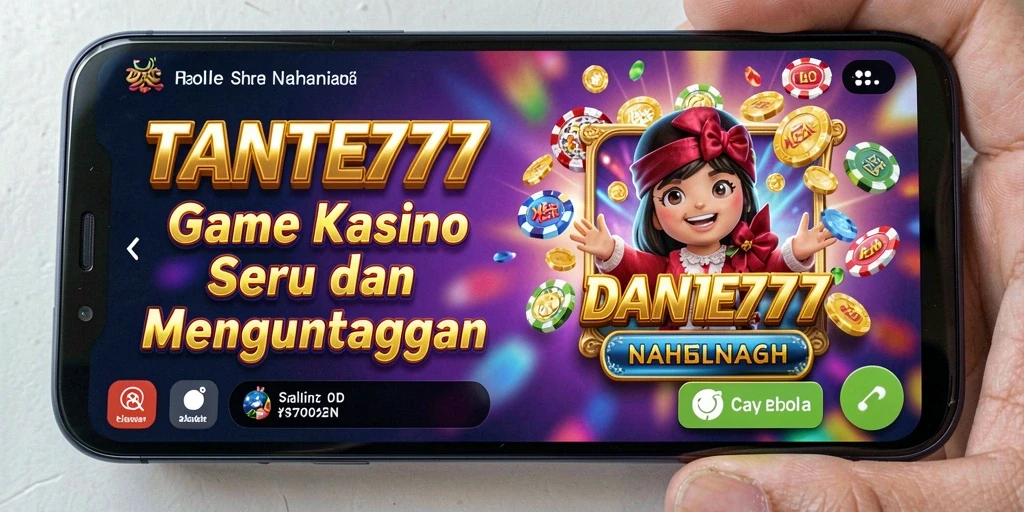 Screenshot TANTE777 menunjukkan gameplay kasino yang mendebarkan dan menarik.