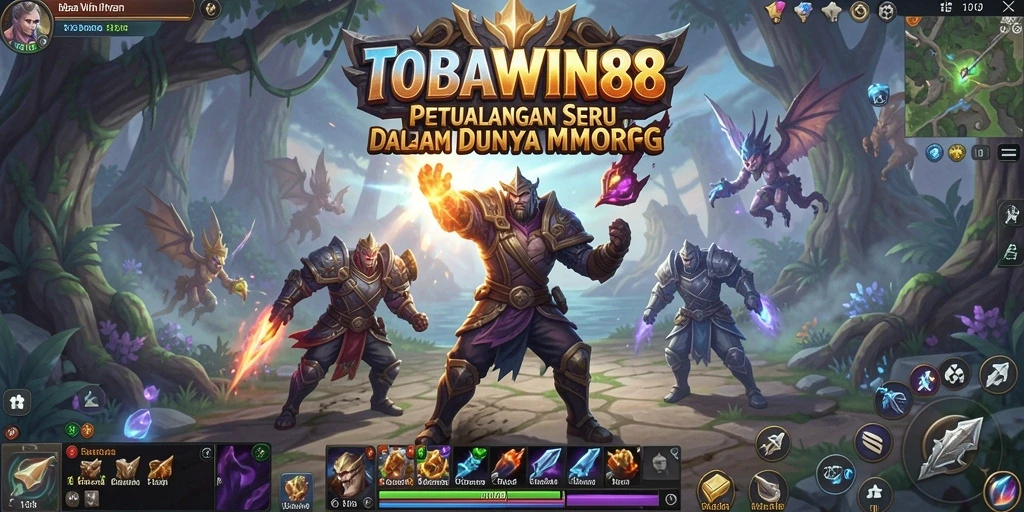 Gameplay menarik TOBAWIN88 dalam dunia MMORPG penuh aksi.